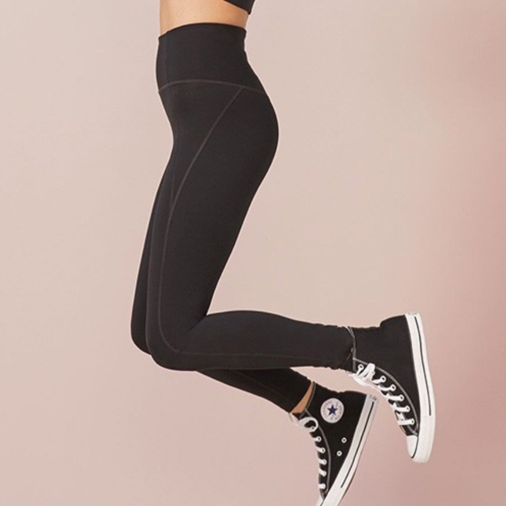 Girlfriend Collective Black Leggings Compressive High-Rise Leggings Size L